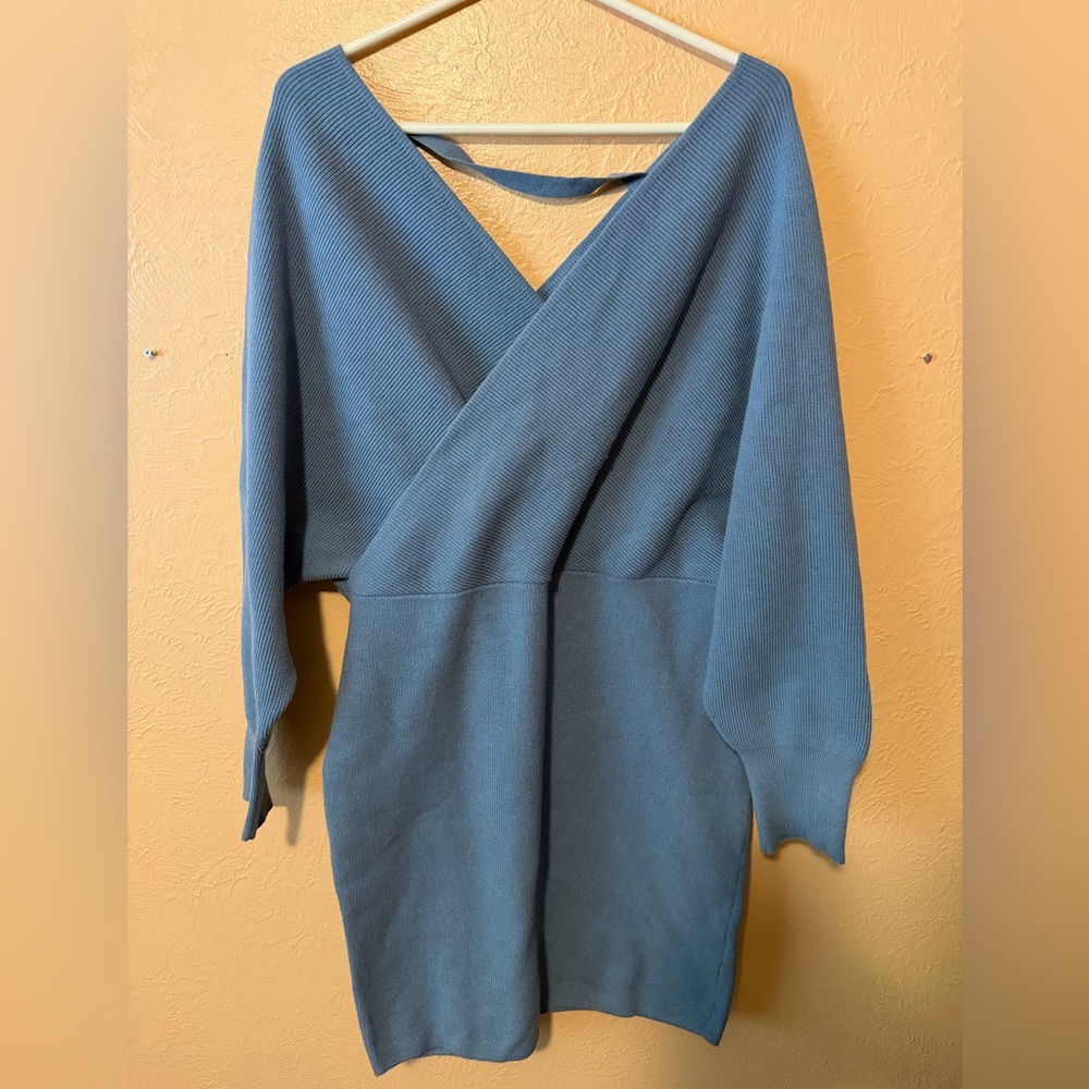 Cherfly brand knitted sweater dress